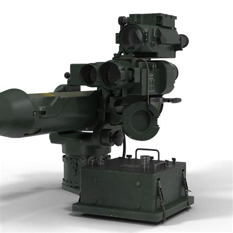 bgm-71 tow missile 3d c4d