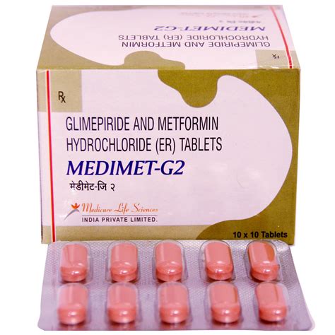 MEDIMET G2 TABLET Price, Uses, Side Effects, Composition - Apollo Pharmacy