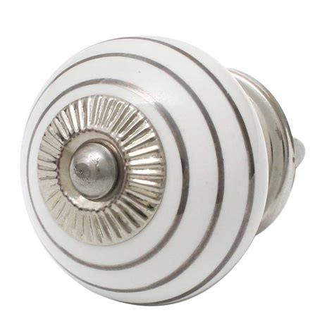 White With Silver Line