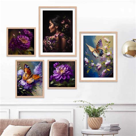 Kotart-Modern Wall Art Framed Painting - Set of 5-