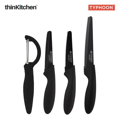 Viners Premium 4-Piece Peel & Prep Knife Set, Sharp Stainless Steel Bl ...