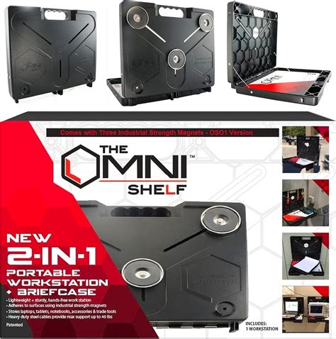 TheOmniShelf The OmniShelf Portable Workstation, Magnetic India | Ubuy