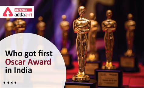 Who Got First Oscar Award in India?