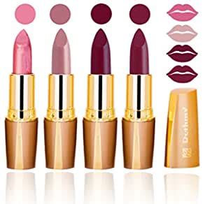 RythmX Creme Matte Lipsticks Combo Set of 4 Lip Colors - Light Pink ...