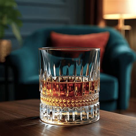 IVEO Crystalline Marvel 6-Piece Whiskey Glass Set – Premium Hand-Cut ...