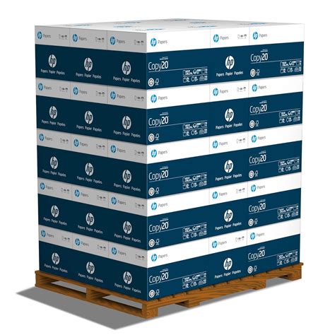 HP Printer Paper, 8.5 x 11 Paper, Copy 20 lb, 1 Pallet, 40 Cartons ...