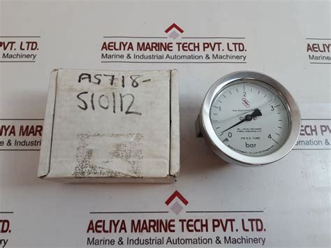 Stewart-buchanan Pressure Gauge 0-4 Bar – Aeliya Marine Tech