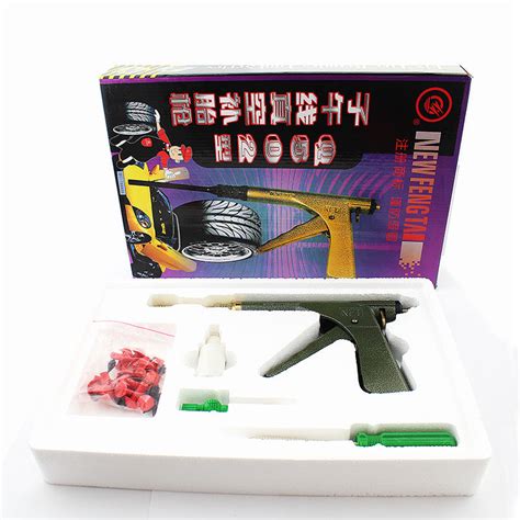 🔧 Mushroom Head Tire Repair Gun Kit | Tubeless Tire Puncture & Leak Fi ...