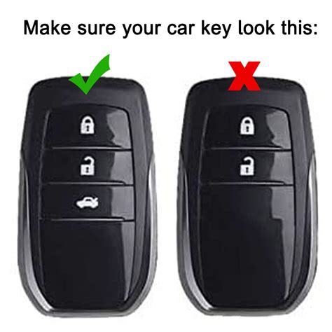 TPU Key Cover compatible for Toyota Innova | Crysta | Fortuner 3 Button ...