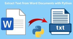 Image result for Extract Text From Word Document Python