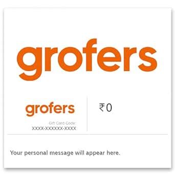 Grofers E-Gift Card : Amazon.in