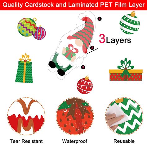 Buy Christmas Bulletin Board Decorations Set Christmas Gnomes Bulletin ...