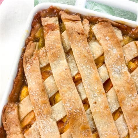 Fresh Peach Cobbler With A Homemade Double Crust {Granny's Recipe}