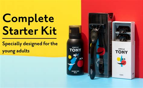 Uncle Tony Complete Starter Pack (Blue) : Amazon.in: Health & Personal Care