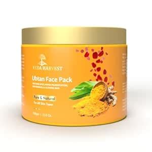 VEDAHARVEST Veda Harvest Ubtan Face Pack for Glowing Skin,Tan Removal ...
