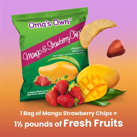 Buy Gluten Free Fruit Snacks Bulk Fruit Chips Zero added Sugar by Oma’s ...