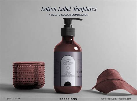 Buy DIY Apothecary Bottle Label, Editable Elegant Mousse Label, DIY ...