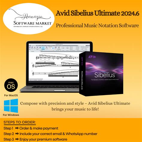Avid Sibelius Ultimate Updated 2025 - Music Notation Software - Anunzio ...