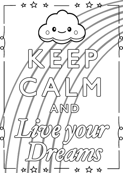Keep Calm Coloring Pages Keep Calm And Love Cats - AusmalbilderFurKinder.de