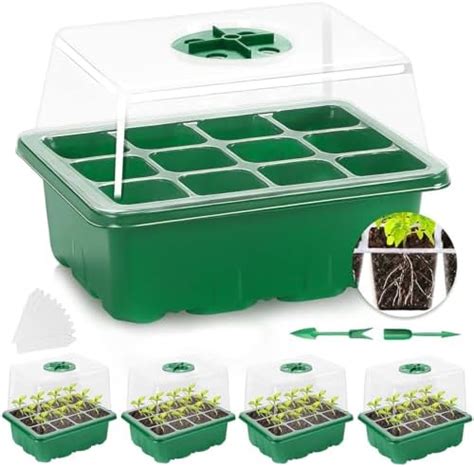 HASTHIP® Plastic Seedling Germination Tray - Tray Seed Starter Kit ...