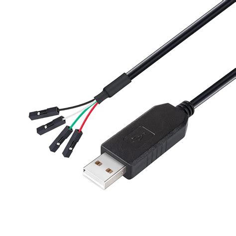 DTECH USB to TTL Serial 3.3V Adapter Cable TX RX Signal 4 Pin 0.1 inch ...