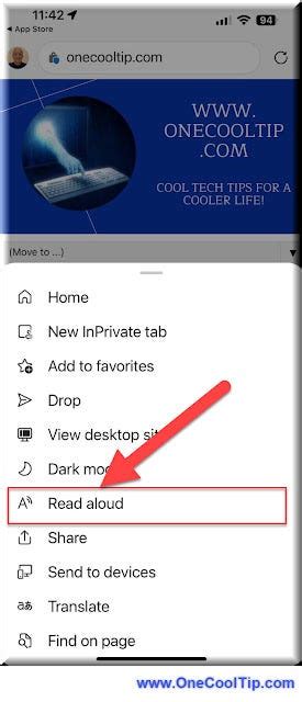 Image result for Read Aloud Settings Edge