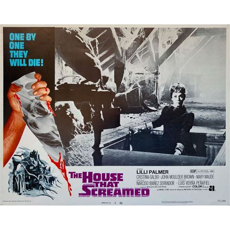 THE HOUSE THAT SCREAMED US Lobby Card - 11x14 in. - 1970