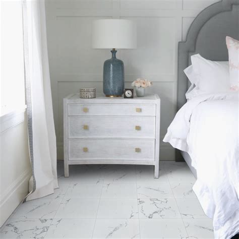 Abyssaly 12" x 12" 10 pcs Marble Peel and Stick Flooring Vinyl ...
