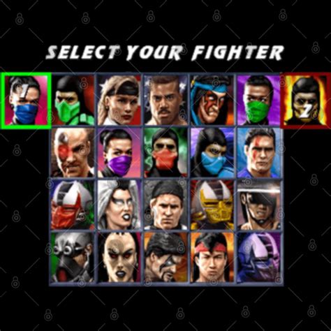 Ultimate Mortal Kombat 3 Character Select Bibs sold by AlianaDCarr ...