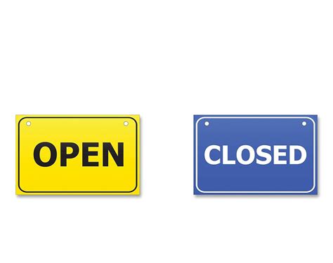 999Store office supplies sunboard Close/Open Shop Sign Board sticker ...