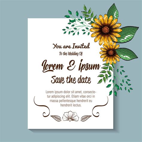 Page 38 | Sunflower wedding invitation Images - Free Download on Freepik