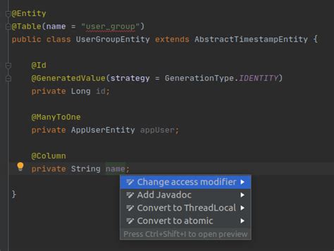 Image result for Getter Setter Method with User Input in Java IntelliJ IDEA