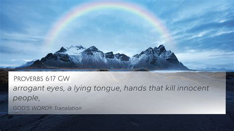 Proverbs 6:17 GW 4K Wallpaper - arrogant eyes, a lying tongue, hands ...