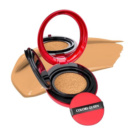 Buy Colors Queen Red Cushion Foundation | Ultra-Light Weight Formula ...