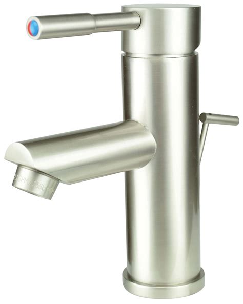 Lavatory Faucet, Vessel Sink Faucet, One-hole Installation, Satin ...
