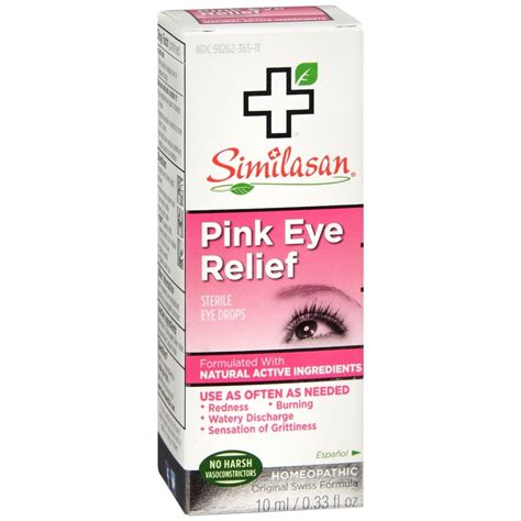 Similasan Pink Eye Relief Sterile Eye Drops – 0.33 OZ – Medcare | Wholesale company for beauty ...