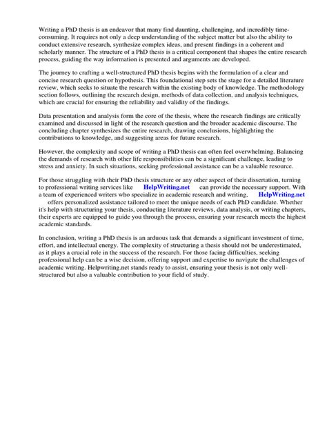 PhD Dissertation Structure 的图像结果