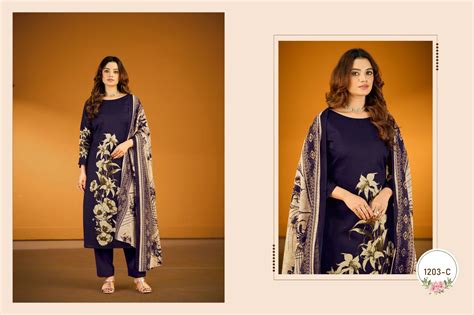 Radhika Azara Kayka 1203 A To D Jam Cotton Designer Print Dress Material