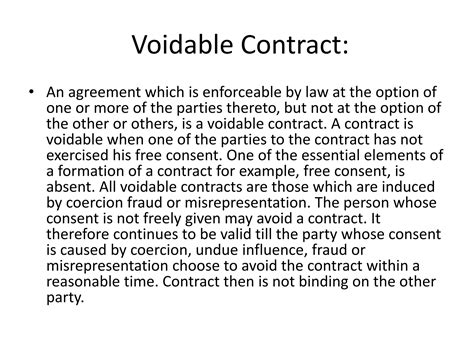 Kinds of contract | PPTX | Law