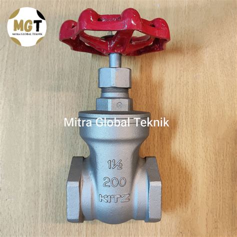 Jual Gate Valve Kitz Drat 2" Inch / DN50 Stainless Steel SS304 10K ...