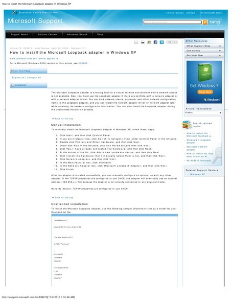 Image result for How to Assign a Loopback Address in Windows