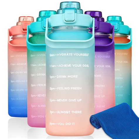 64 Oz Motivational Water Bottle - New Product Evaluations, Specials ...