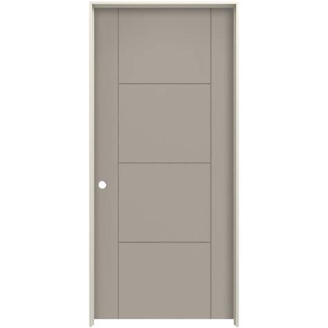 JELD-WEN Studio SL230 36-in x 80-in Linen 6-panel Hollow Core ...