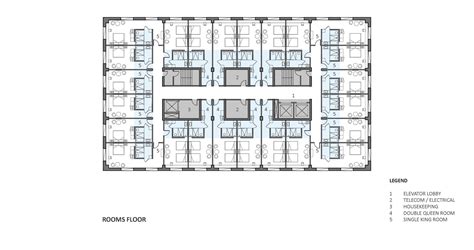 Hotel Elevator Lobby Plan