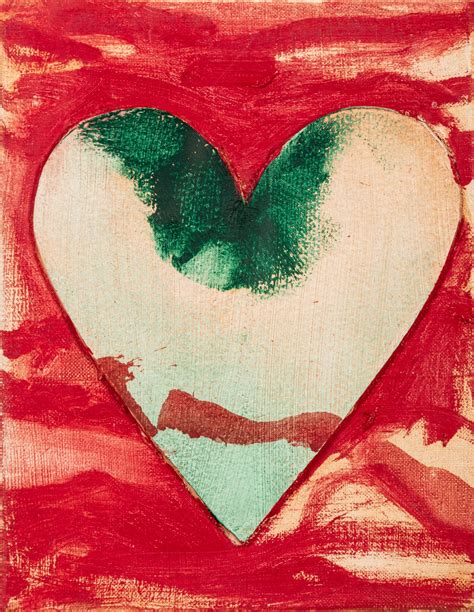 Jim Dine | Heart Painting J | MutualArt
