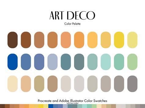 Art Deco Color Combinations