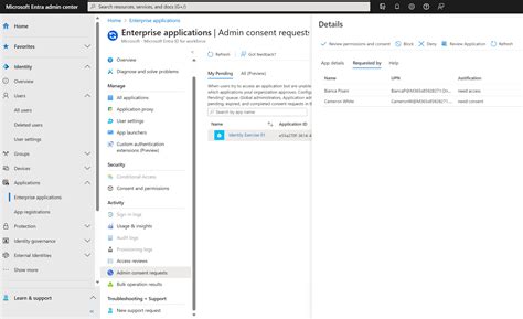 Review and take action on admin consent requests - Microsoft Entra ID ...