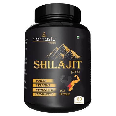 Shilajit pro-Capsules Ayurvedic Purified Shilajit With Antifatigue ...