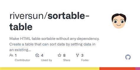 Sortable Table Template 的图像结果