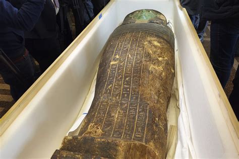 Egyptian Sarcophagus Outer Coffin Of Khonsu | New Kingdom, Ramesside